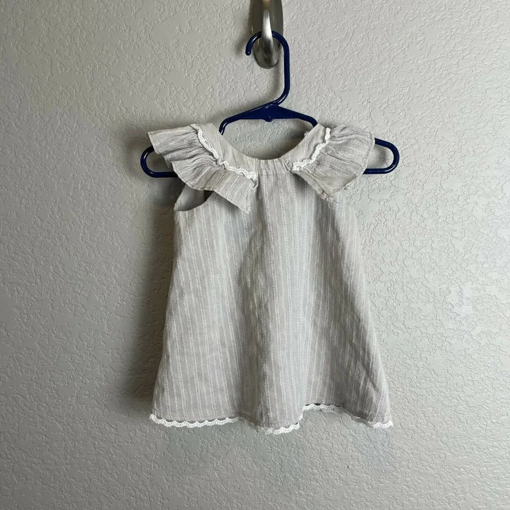 Jillians Closet Baby dress 3-6 months Easter Open Back Fully Lined